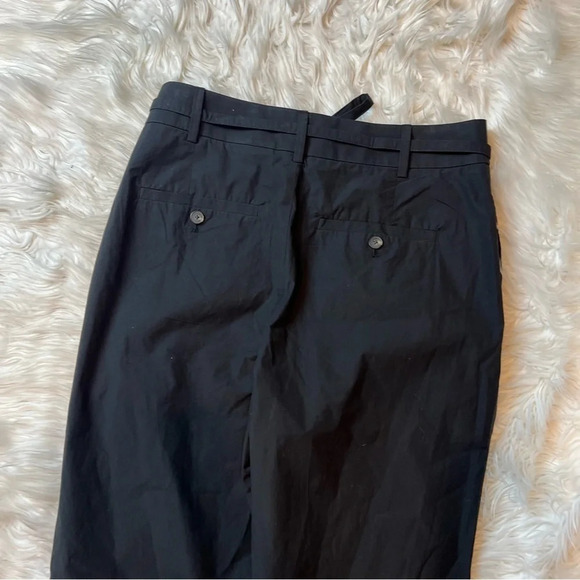 New EVERLANE The Poplin Pleated Taper Pant Black NWT Minimalist Casual Women’s 8 - Picture 13 of 14